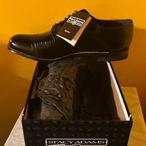 Stacy Adams Classic Black Madison Shoes